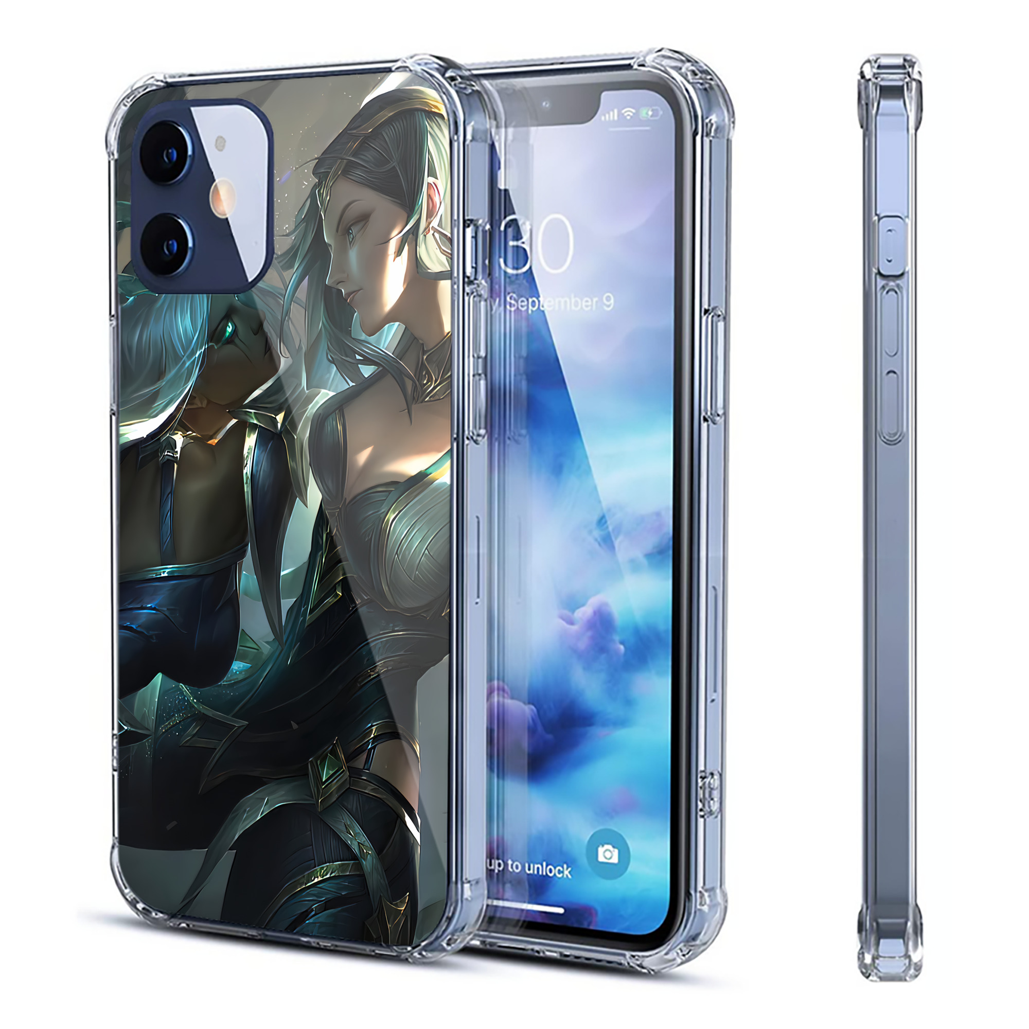 （画像用） リーグ・オブ・レジェンド League of Legends LOL 【iPhone 12シリーズ対応】透明スマホケース（クリアソフトケース）